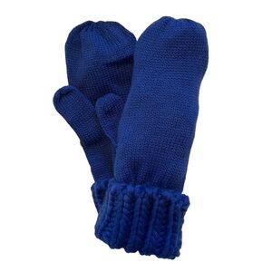 NWT George Royal Blue Knit Mittens